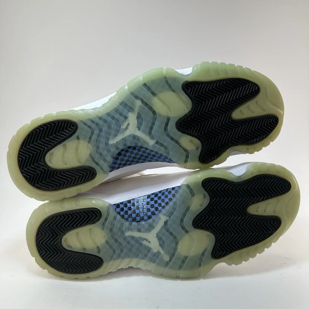 Nike Air Jordan 11 Retro Low Legend Blue Size 13 White AV2187-117 OG Box